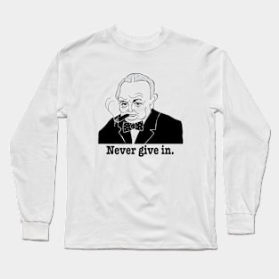 WINSTON CHURCHILL FAN ART Long Sleeve T-Shirt